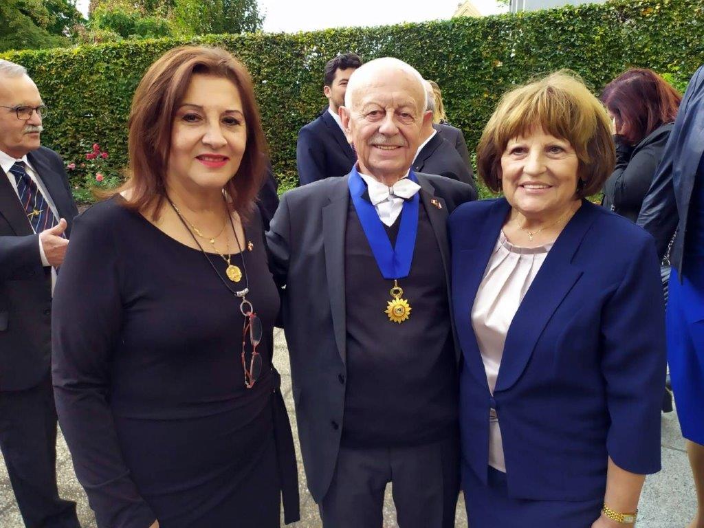 Emb. Liliana Olarte, Otto Horsky y su esposa María